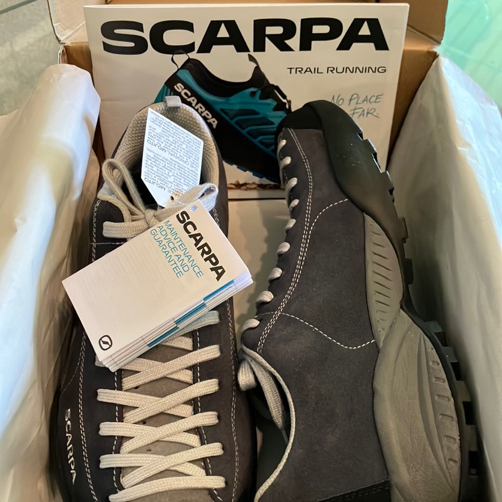 Scarpa Mojito Iron Gray US size 10
